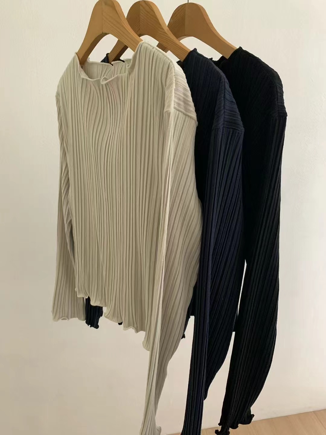 REMUTE東大門㊣實拍女士新品人氣推薦真品時尚熱賣25秋冬長袖T恤REMUTE長袖T恤圖色3左三色