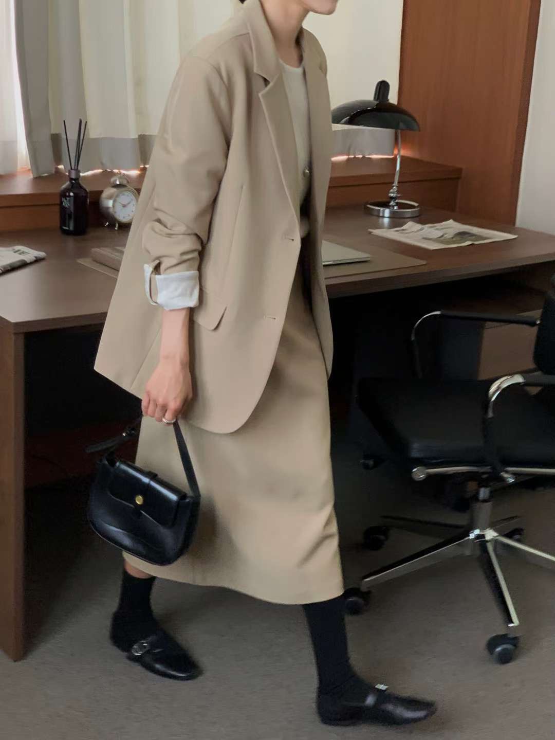 IVORY東大門㊣代購女裝新品人氣熱賣時尚休閑推薦25秋冬夾克IVORY夾克