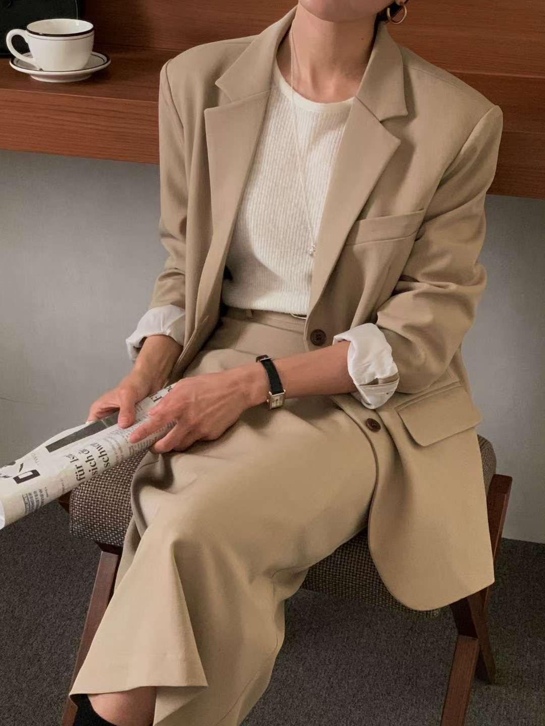 IVORY東大門㊣代購女裝新品人氣熱賣時尚休閑推薦25秋冬夾克IVORY夾克