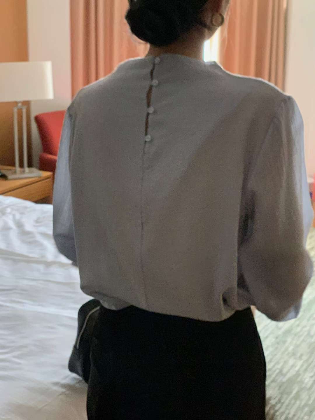 IVORY東大門㊣代購女裝新品25秋冬推薦休閑真品職業襯衫蕾絲衫IVORY襯衫/蕾絲衫