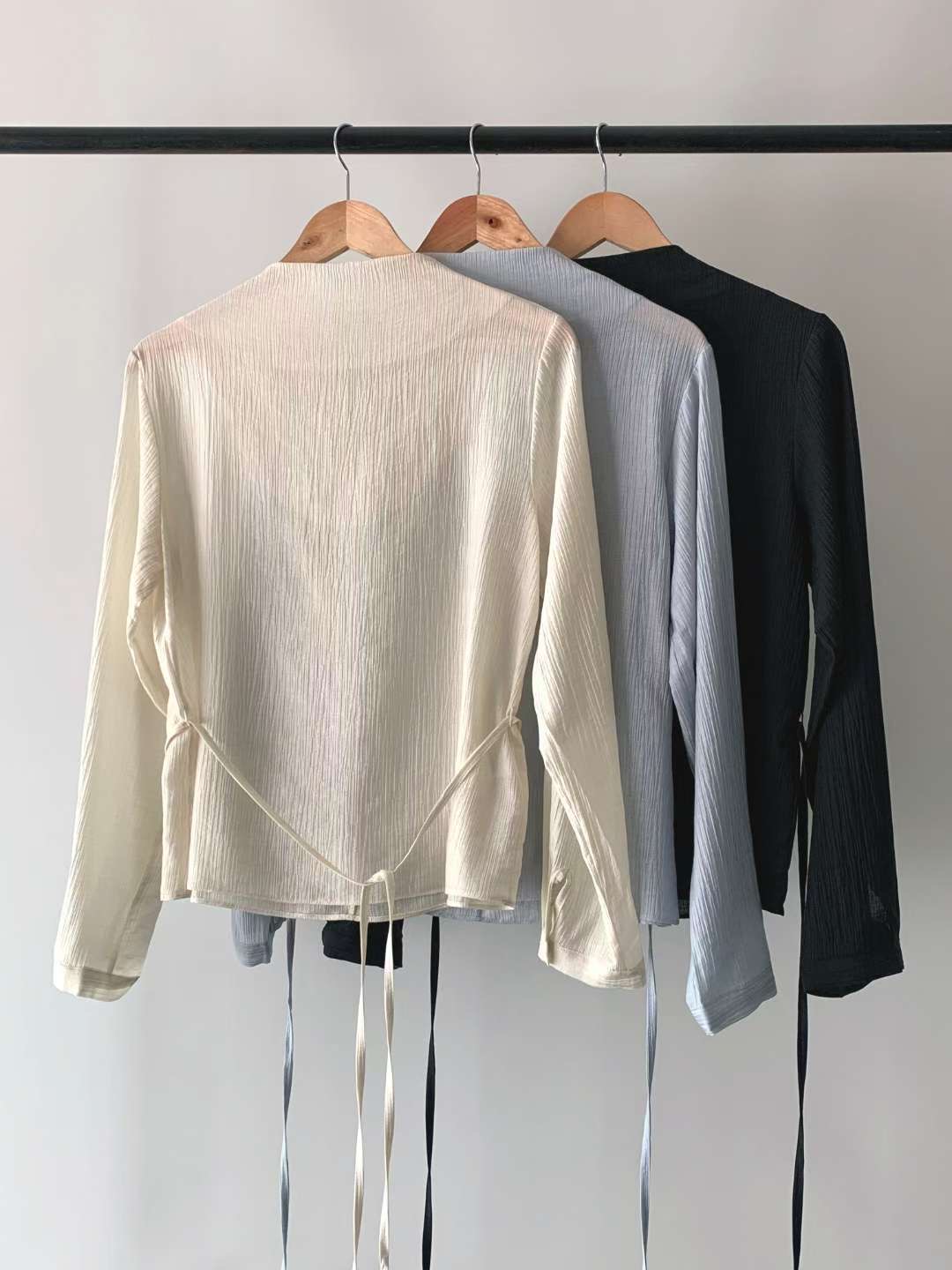 IVORY東大門㊣代購女裝新品25秋冬推薦休閑真品職業襯衫蕾絲衫IVORY襯衫/蕾絲衫圖色3左三色