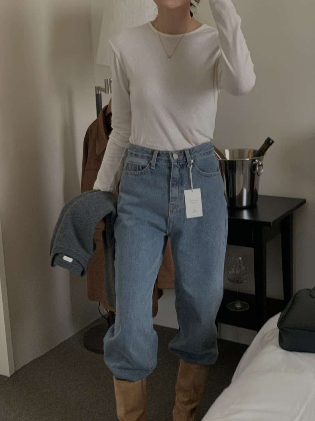 IVORY東大門㊣實拍女士新品人氣25秋冬時尚休閑職業長袖T恤IVORY長袖T恤