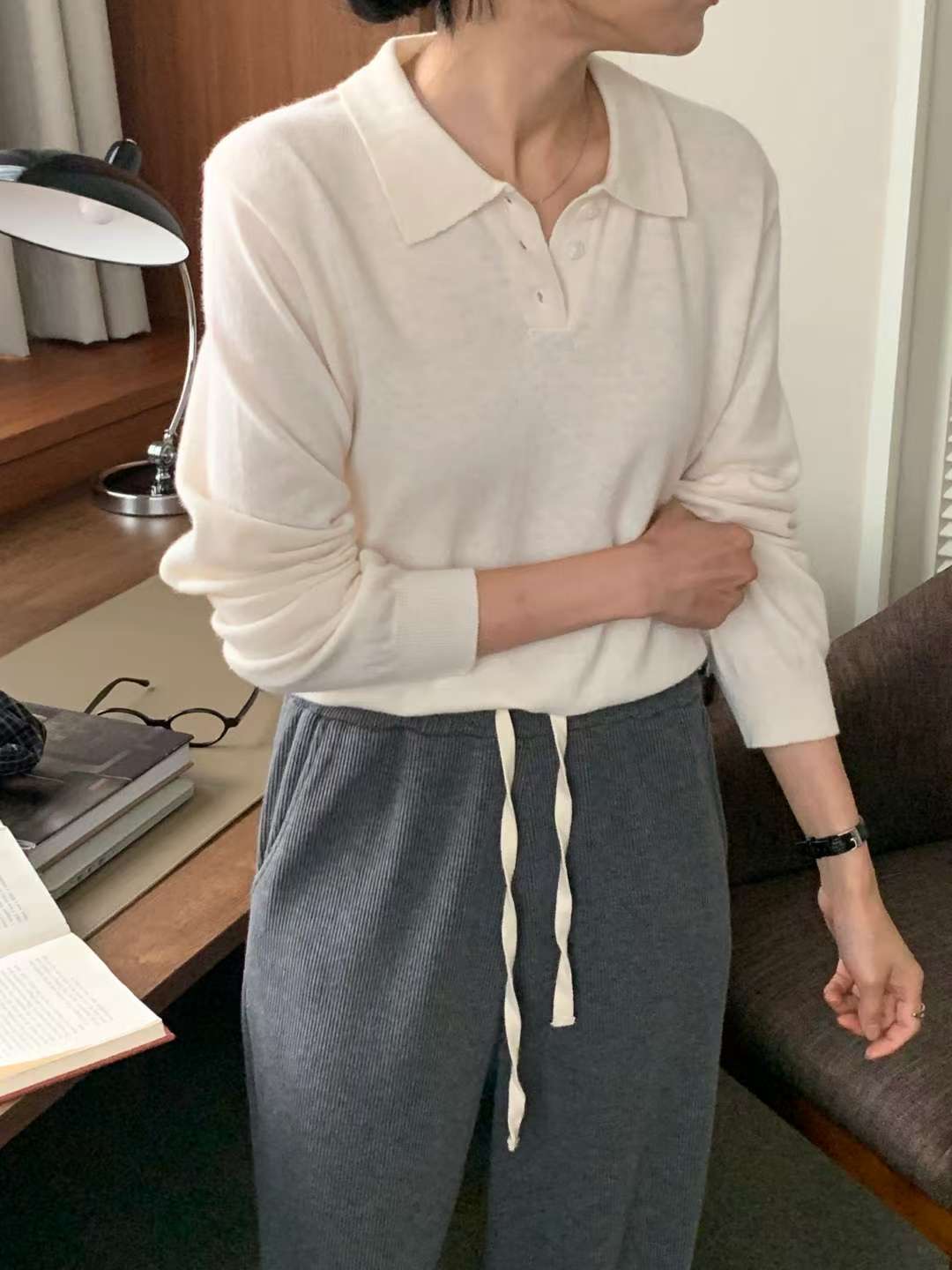 IVORY東大門㊣直郵女裝新款休閑真品推薦時尚職業熱賣針織衫IVORY針織衫