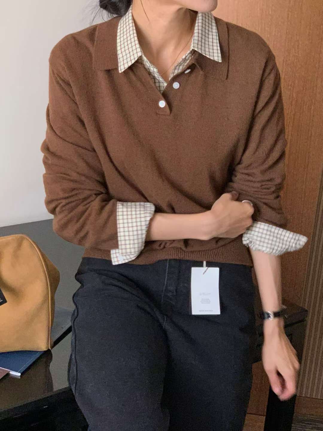 IVORY東大門㊣直郵女裝新款休閑真品推薦時尚職業熱賣針織衫IVORY針織衫圖色4