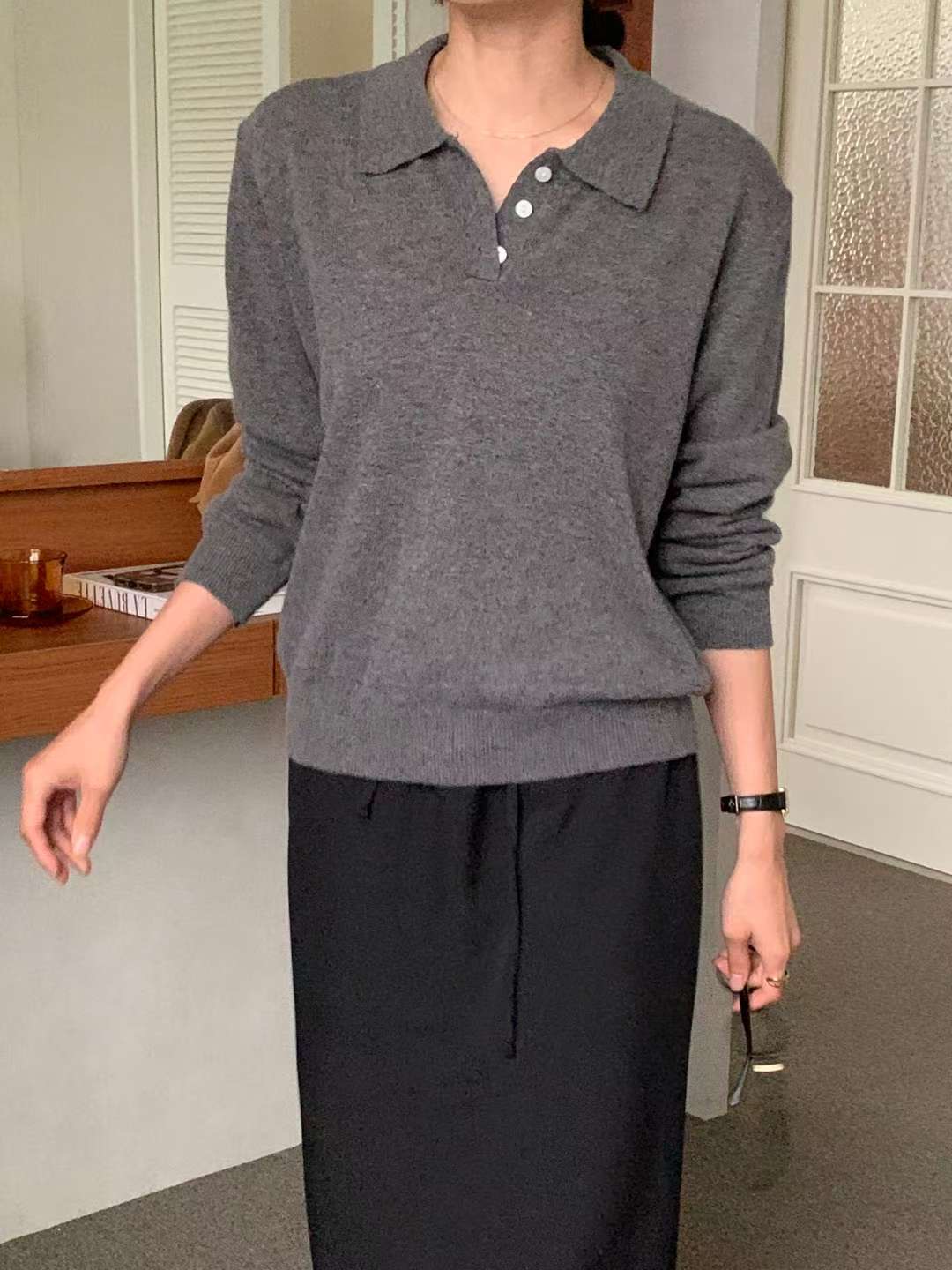 IVORY東大門㊣直郵女裝新款休閑真品推薦時尚職業熱賣針織衫IVORY針織衫圖色5