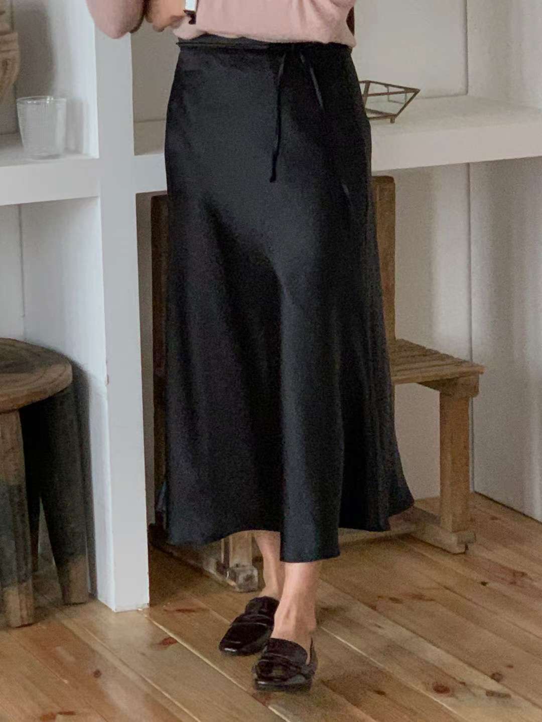 IVORY韓國代購㊣女裝新款真品推薦時尚25秋冬熱賣休閑職業長裙IVORY長裙