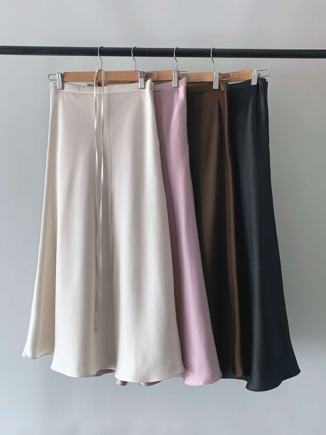 IVORY韓國代購㊣女裝新款真品推薦時尚25秋冬熱賣休閑職業長裙IVORY長裙圖色3左三色