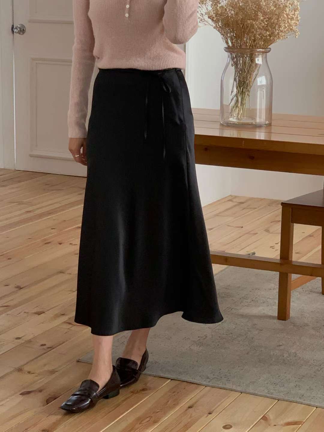 IVORY韓國代購㊣女裝新款真品推薦時尚25秋冬熱賣休閑職業長裙IVORY長裙圖色4