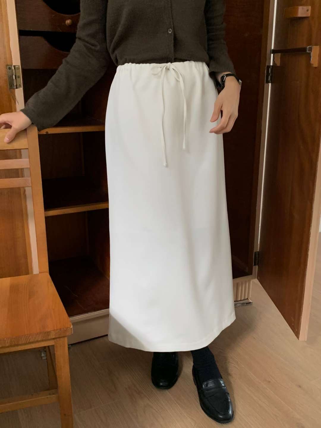 IVORY東大門㊣代購女裝新品職業熱賣25秋冬人氣休閑真品長裙IVORY長裙