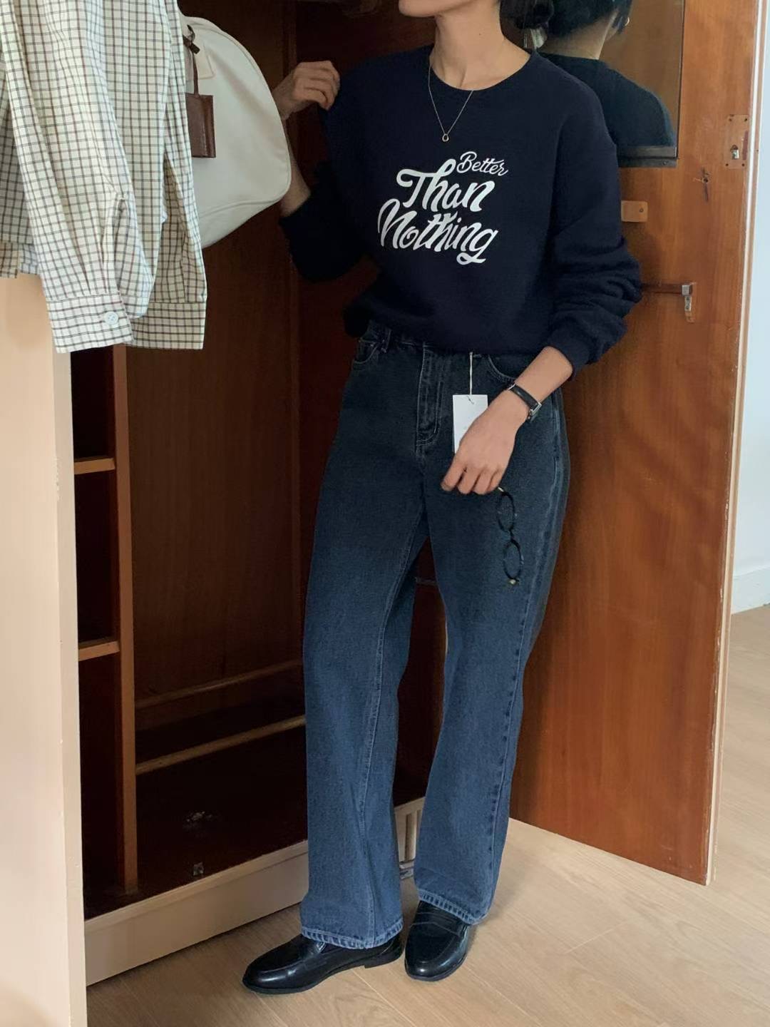 IVORY韓國代購㊣女士新品人氣時尚休閑熱賣職業推薦25秋冬牛仔褲IVORY牛仔褲