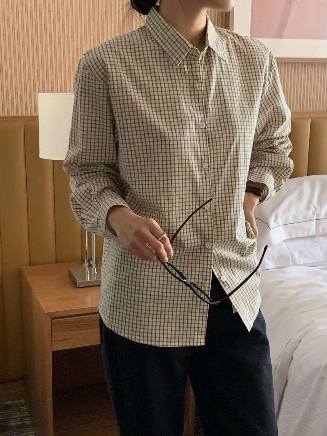 IVORY東大門㊣直郵女裝新品熱賣休閑推薦職業25秋冬襯衫蕾絲衫IVORY襯衫/蕾絲衫