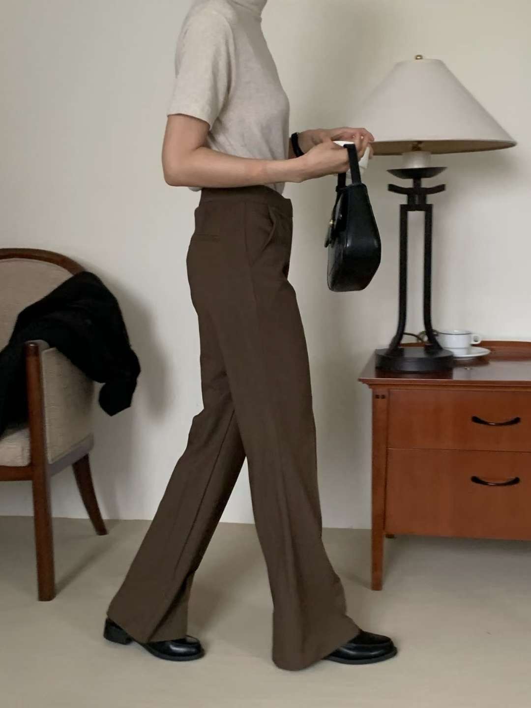 IVORY東大門㊣實拍女士新款時尚推薦休閑熱賣真品職業休閑褲IVORY休閑褲