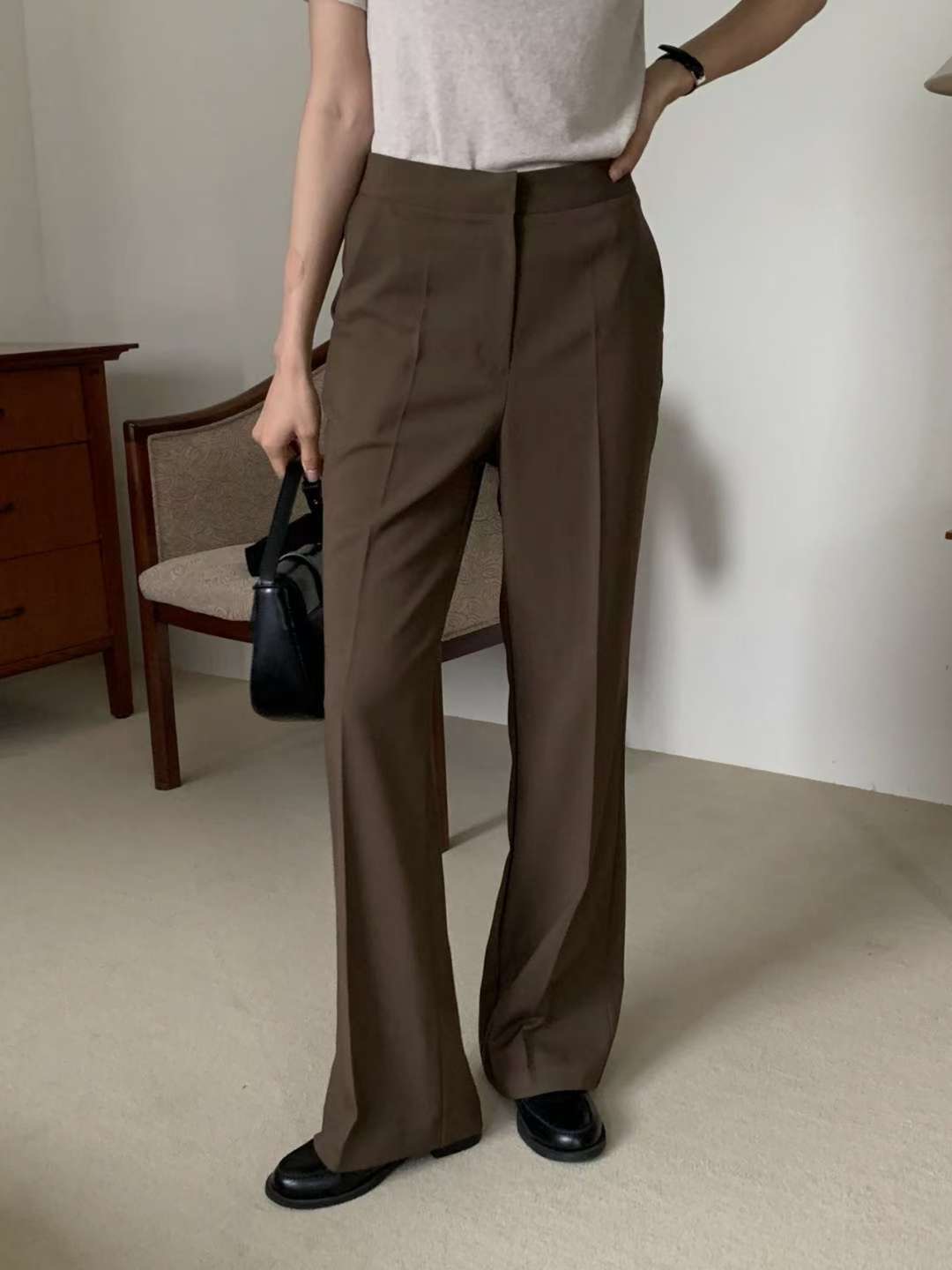 IVORY東大門㊣實拍女士新款時尚推薦休閑熱賣真品職業休閑褲IVORY休閑褲圖色3