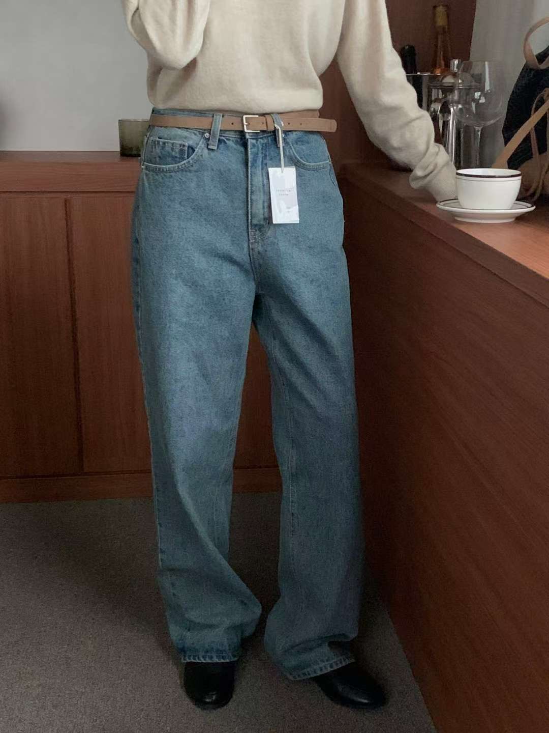 IVORY韓國直郵㊣女士新品休閑人氣推薦熱賣職業時尚腰帶腰帶IVORY腰帶