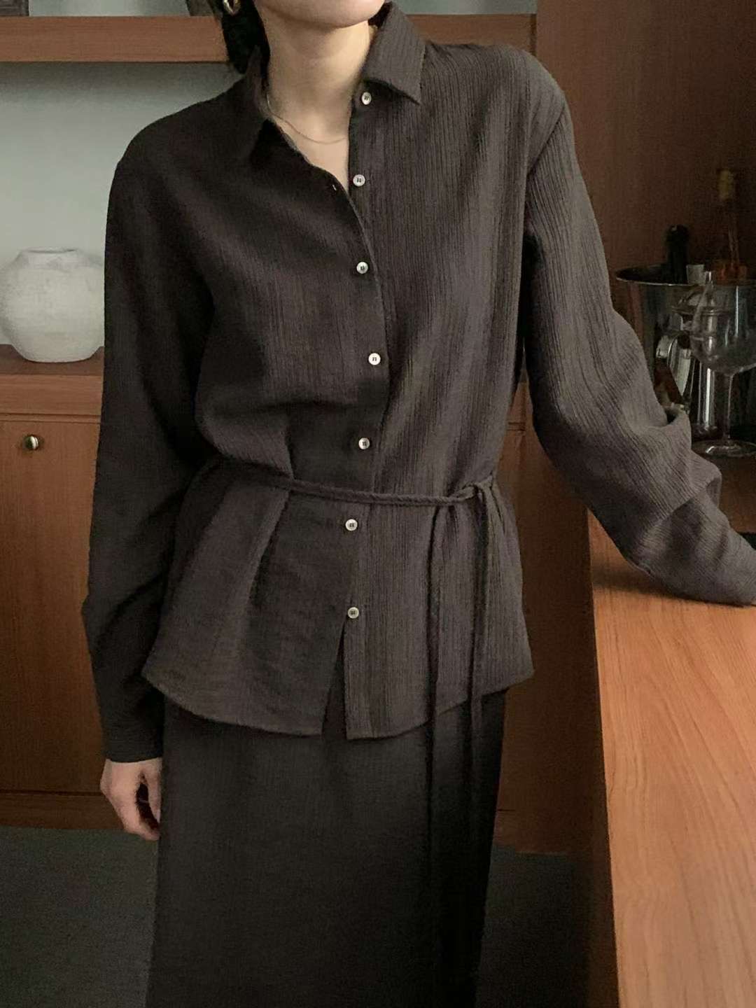 IVORY韓國直郵㊣女裝新品時尚人氣真品職業推薦熱賣襯衫蕾絲衫IVORY襯衫/蕾絲衫圖色2