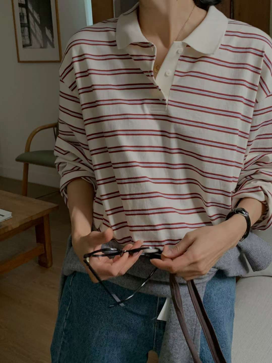 IVORY東大門㊣實拍女士新品真品休閑熱賣時尚職業人氣長袖T恤IVORY長袖T恤