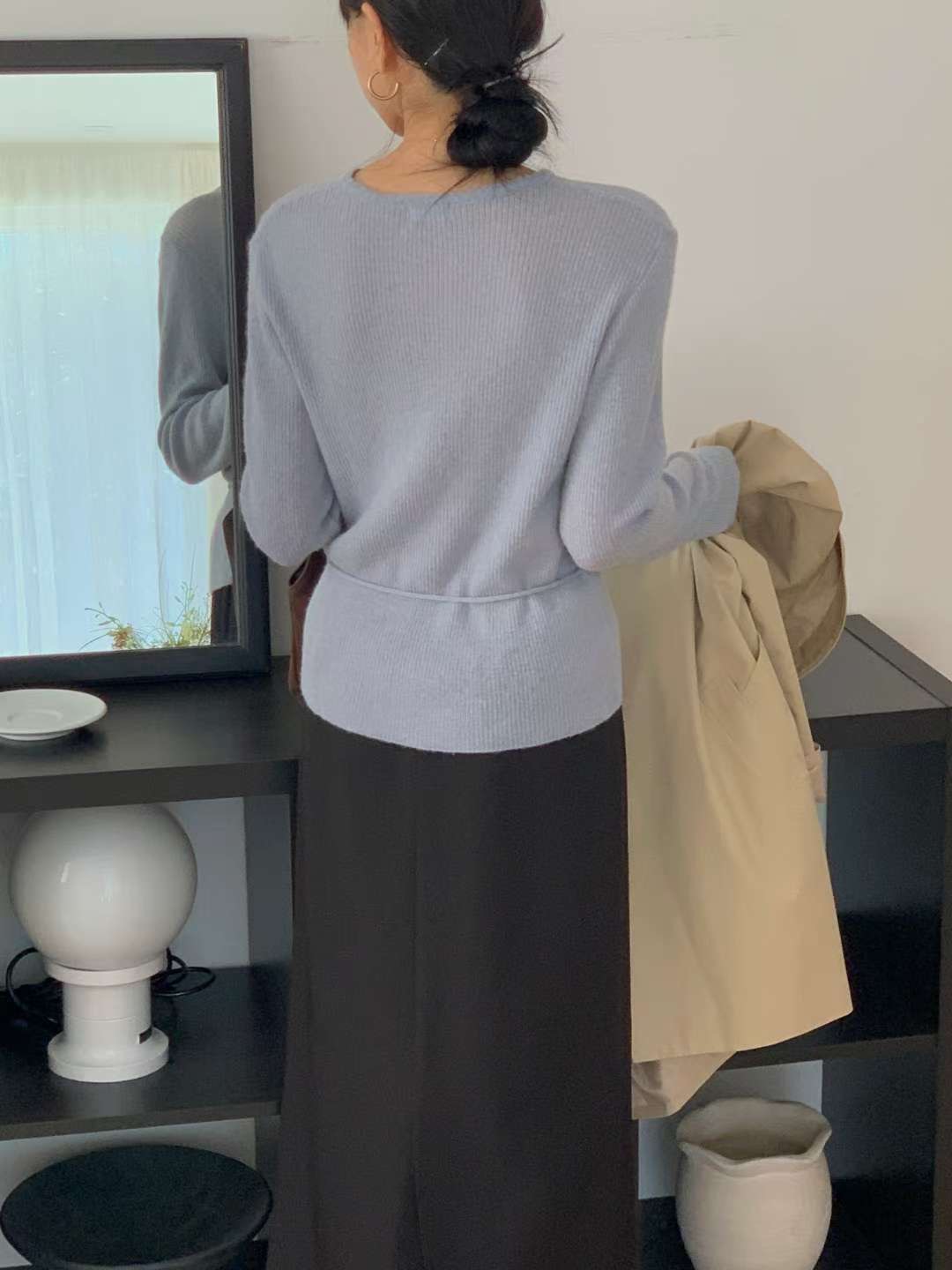 IVORY東大門㊣代購女士新款推薦休閑25秋冬時尚熱賣職業針織衫IVORY針織衫