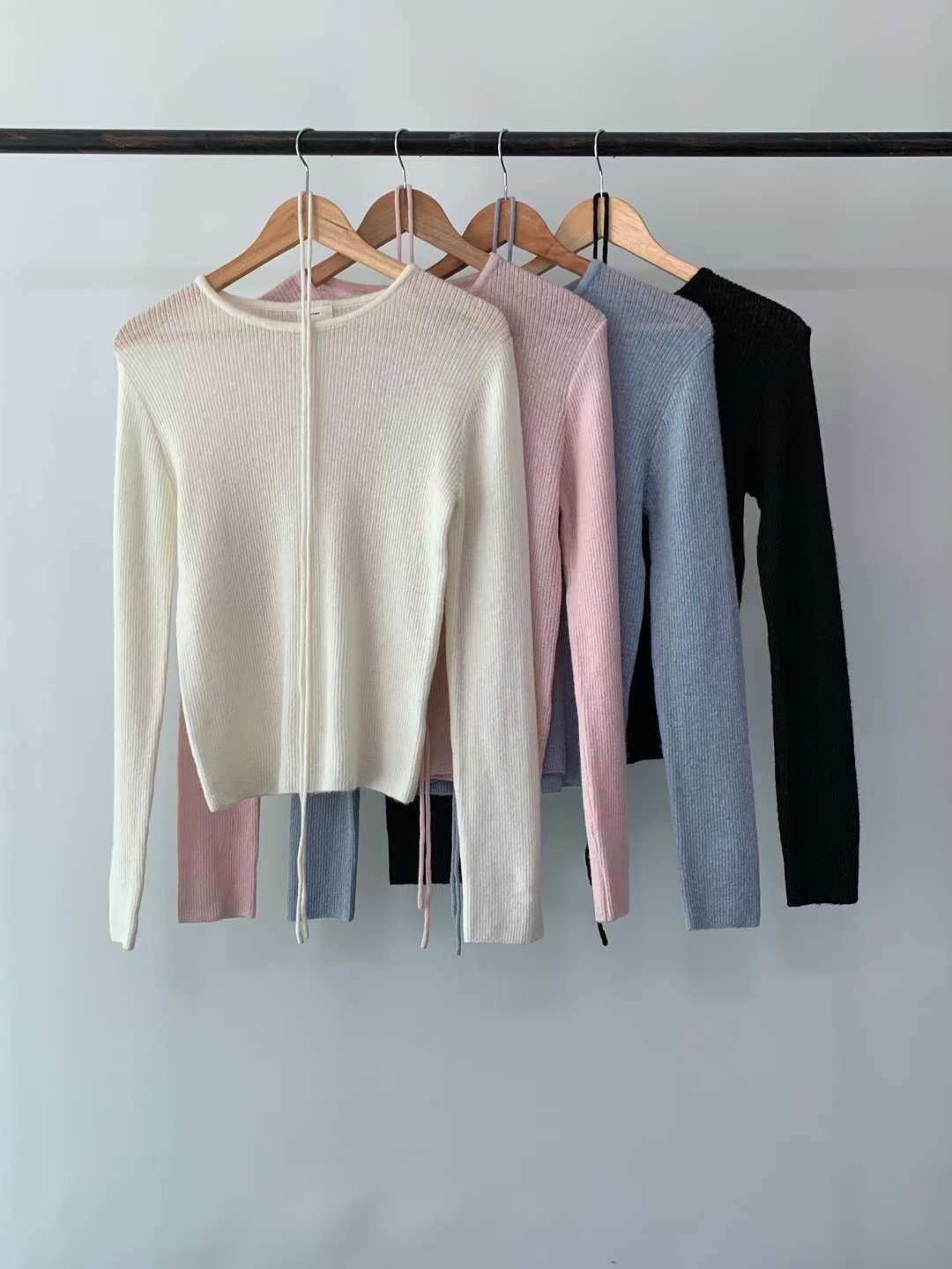 IVORY東大門㊣代購女士新款推薦休閑25秋冬時尚熱賣職業針織衫IVORY針織衫圖色4左四色