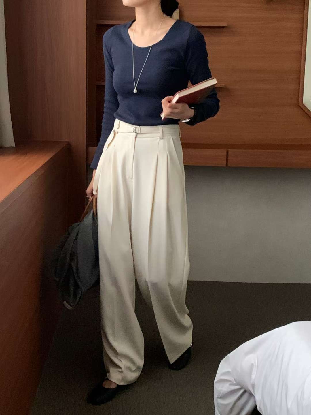 IVORY東大門㊣直郵女裝新品休閑真品人氣25秋冬時尚熱賣休閑褲IVORY休閑褲