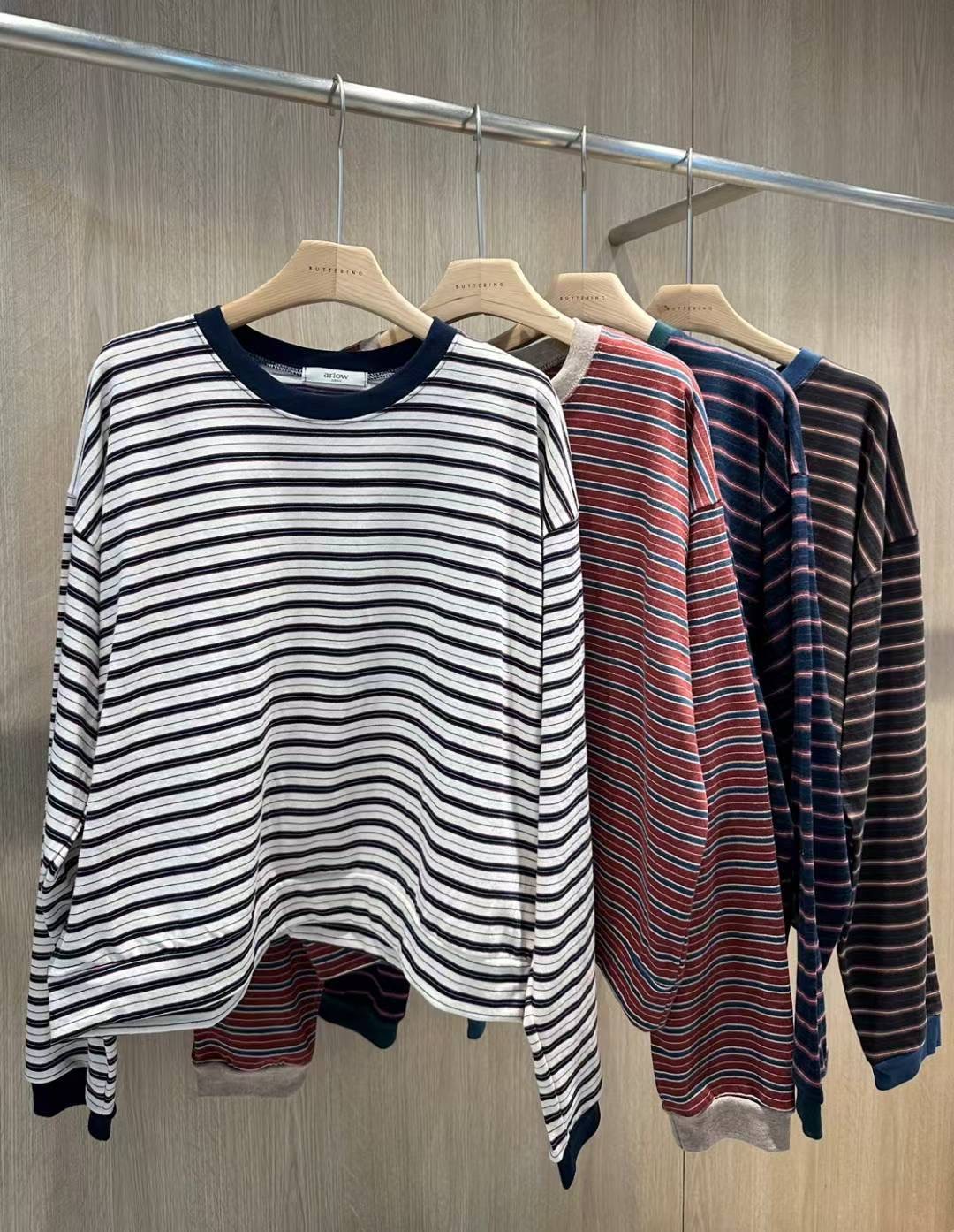 ARLOW東大門㊣代購女士新品真品推薦職業休閑時尚熱賣長袖T恤ARLOW長袖T恤圖色3左三色