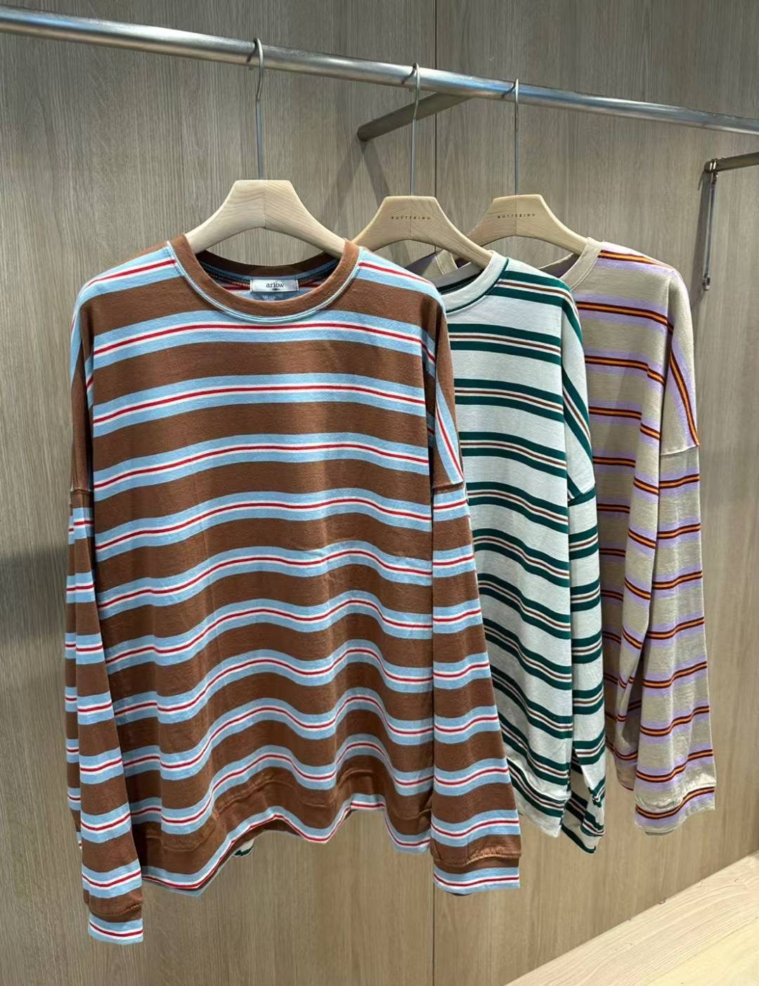 ARLOW韓國直郵㊣女裝新款25秋冬時尚推薦休閑人氣職業長袖T恤ARLOW長袖T恤圖色2左二色