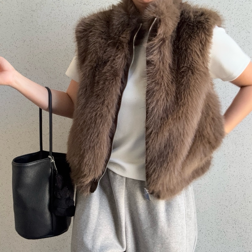 I BLLE韓國直郵㊣女士新款熱賣職業休閑真品推薦馬甲里外穿I BLLE馬甲