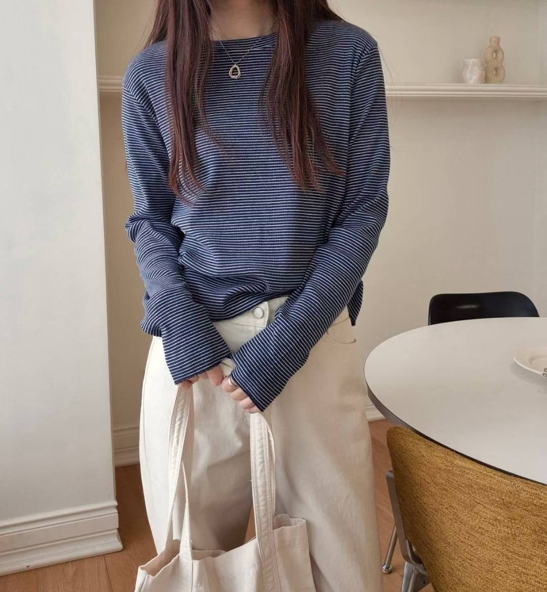 ARLOW東大門㊣直郵女裝新品熱賣25秋冬推薦時尚真品長袖T恤ARLOW長袖T恤