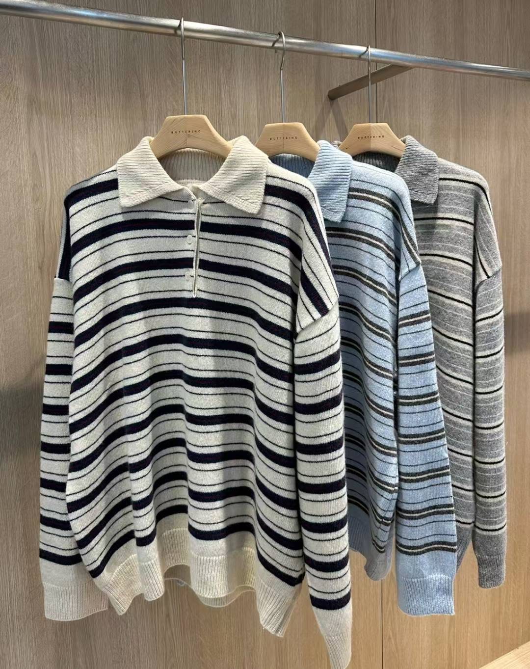 ARLOW東大門㊣直郵女士新款熱賣25秋冬休閑職業人氣推薦針織衫ARLOW針織衫圖色3左三色