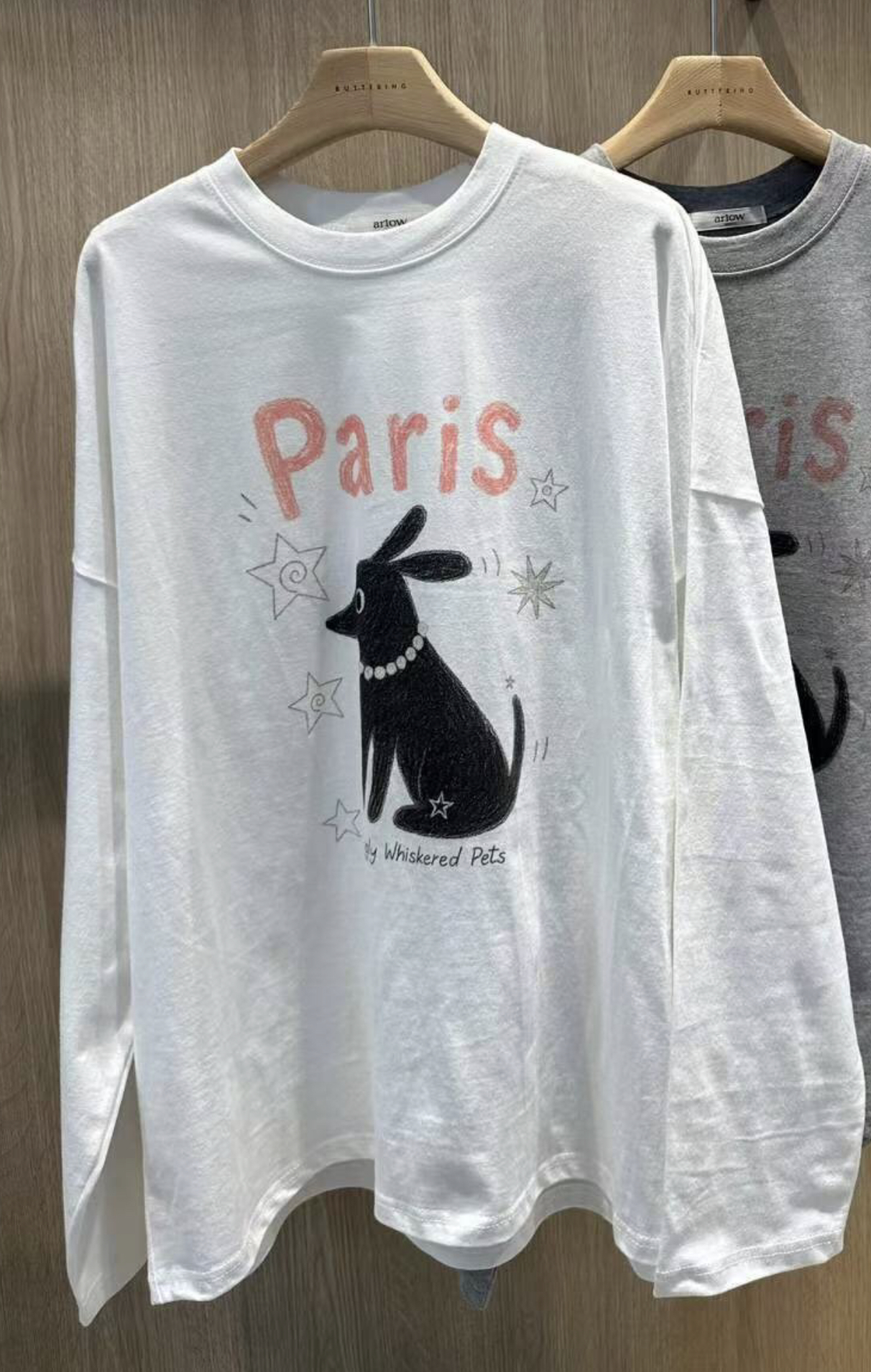 ARLOW東大門㊣實拍女士新款真品推薦職業25秋冬人氣長袖T恤ARLOW長袖T恤