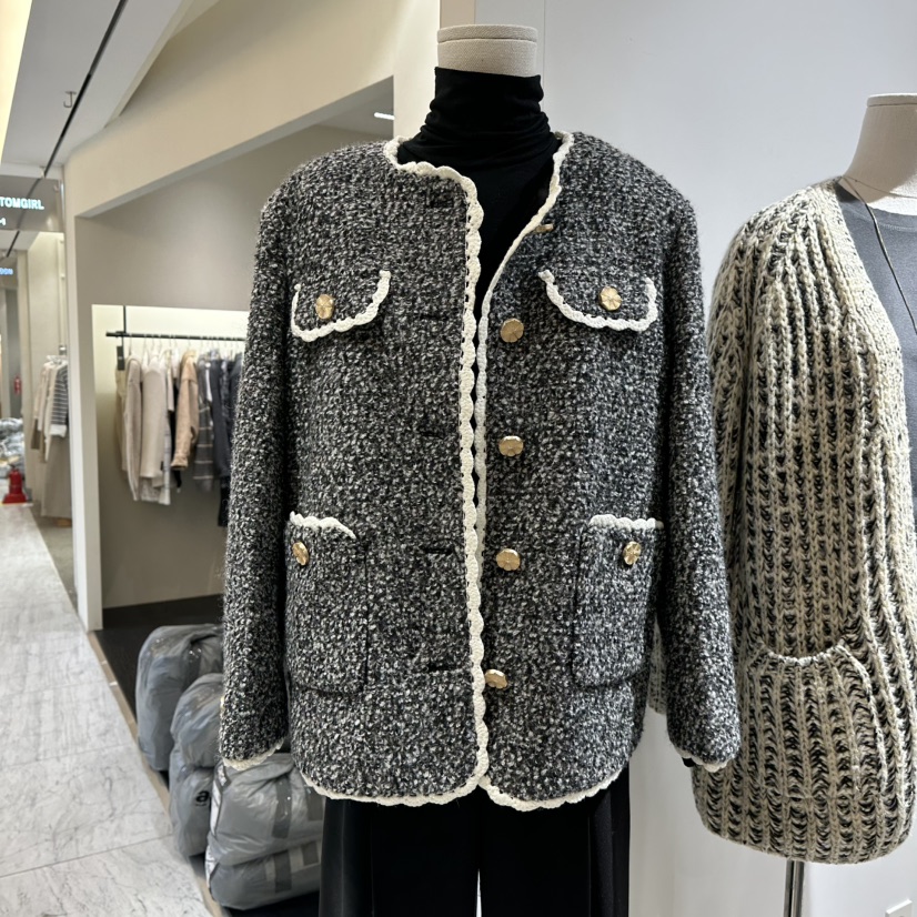 NEROLI 36東大門㊣實拍女裝新品時尚休閑25秋冬真品夾克復古NEROLI 36夾克