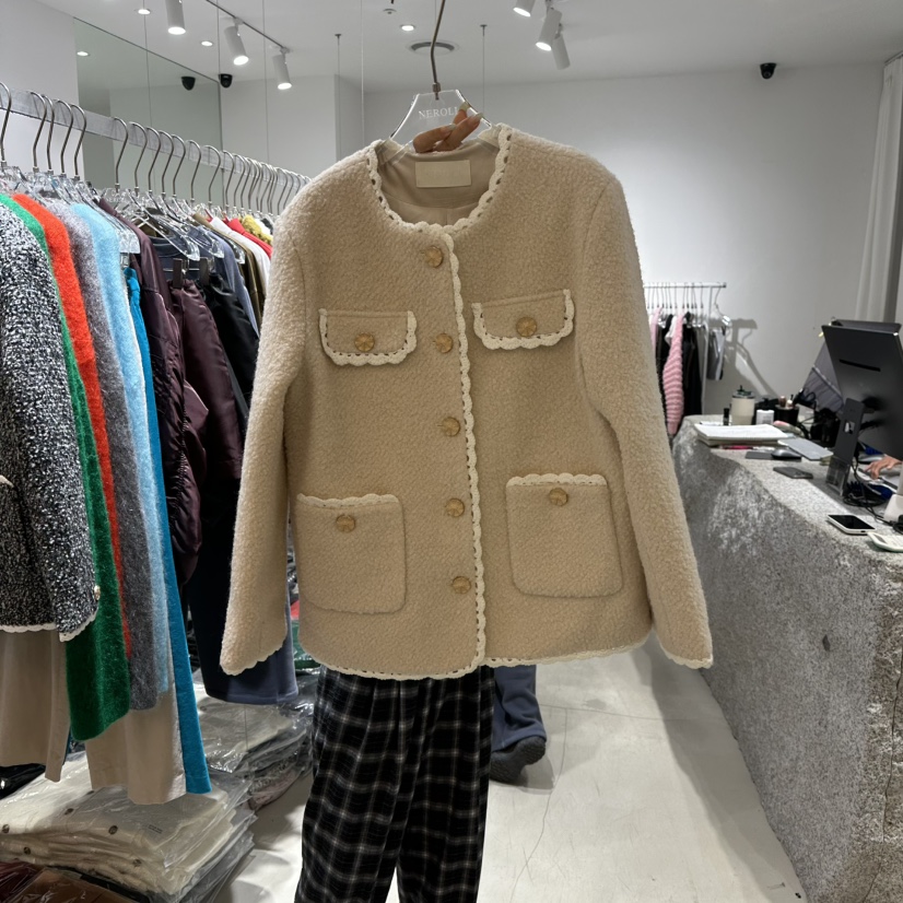 NEROLI 36東大門㊣實拍女裝新品時尚休閑25秋冬真品夾克復古NEROLI 36夾克