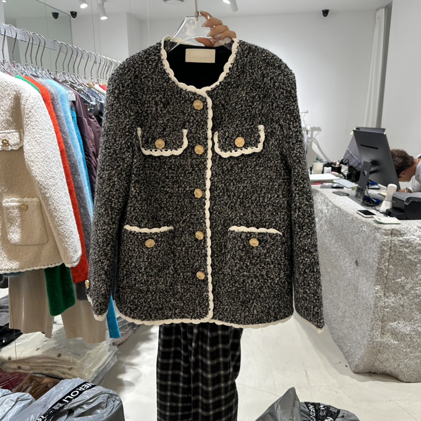 NEROLI 36東大門㊣實拍女裝新品時尚休閑25秋冬真品夾克復古NEROLI 36夾克圖色2