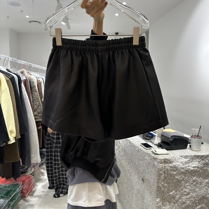 NEROLI 36韓國直郵㊣女士新品推薦職業熱賣25秋冬短褲皮革NEROLI 36短褲