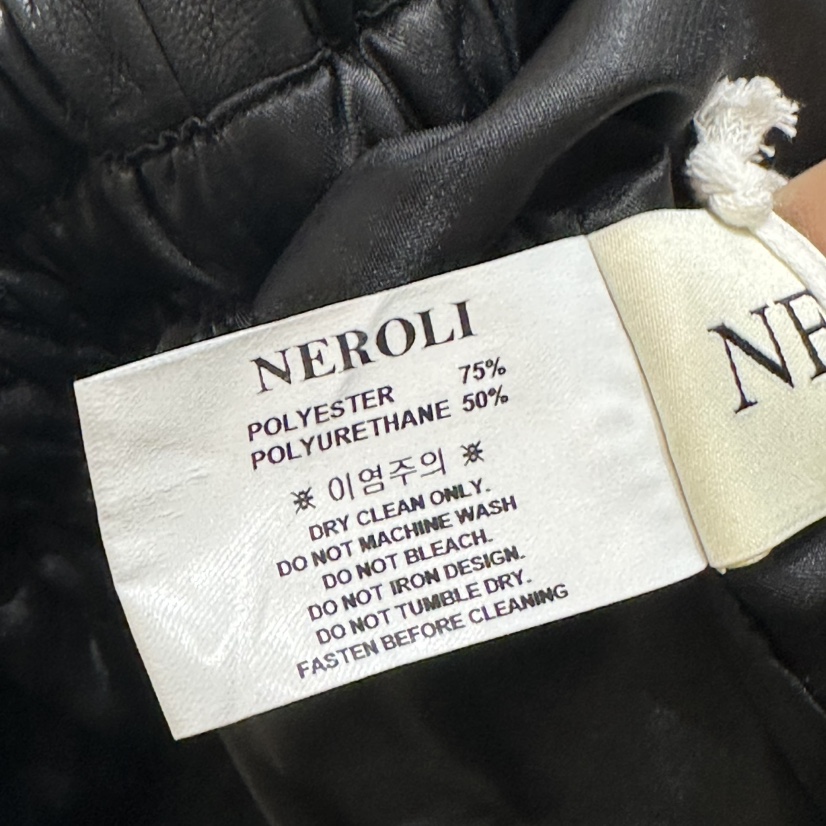NEROLI 36韓國直郵㊣女士新品推薦職業熱賣25秋冬短褲皮革NEROLI 36短褲