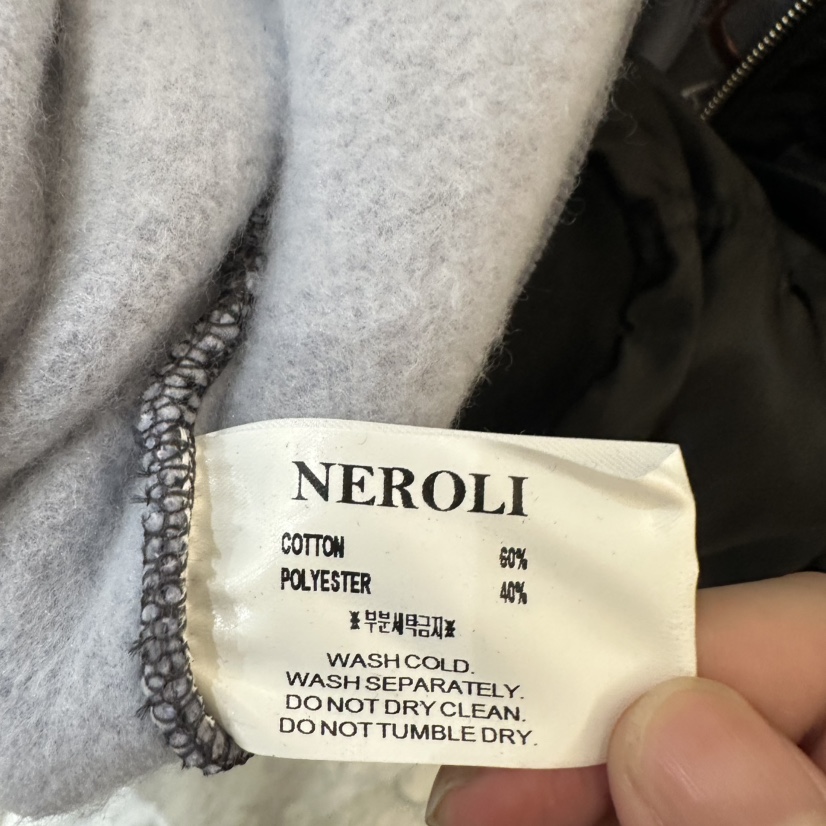 NEROLI 36韓國直郵㊣女士新品熱賣職業推薦時尚衛衣加絨刺繡NEROLI 36衛衣