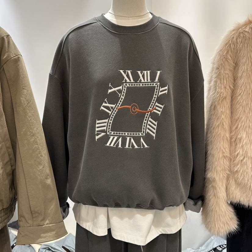 NEROLI 36韓國直郵㊣女士新品熱賣職業推薦時尚衛衣加絨刺繡NEROLI 36衛衣