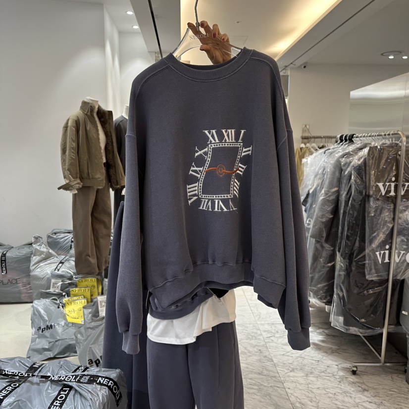 NEROLI 36韓國直郵㊣女士新品熱賣職業推薦時尚衛衣加絨刺繡NEROLI 36衛衣圖色2