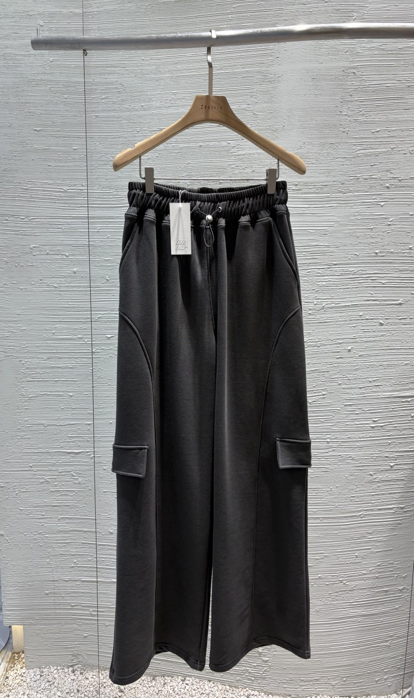 2BOTTLE韓國代購㊣女士新款時尚真品熱賣人氣推薦25秋冬休閑褲2BOTTLE休閑褲圖色2