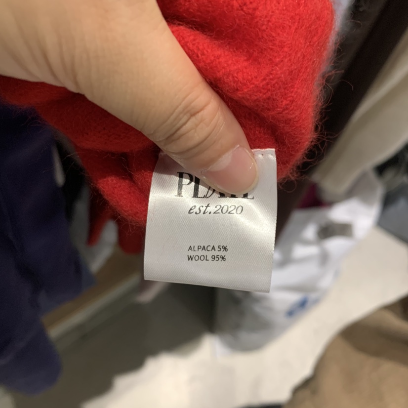 PLATE韓國直郵㊣女士新品時尚休閑真品人氣職業25秋冬針織衫羊絨PLATE針織衫