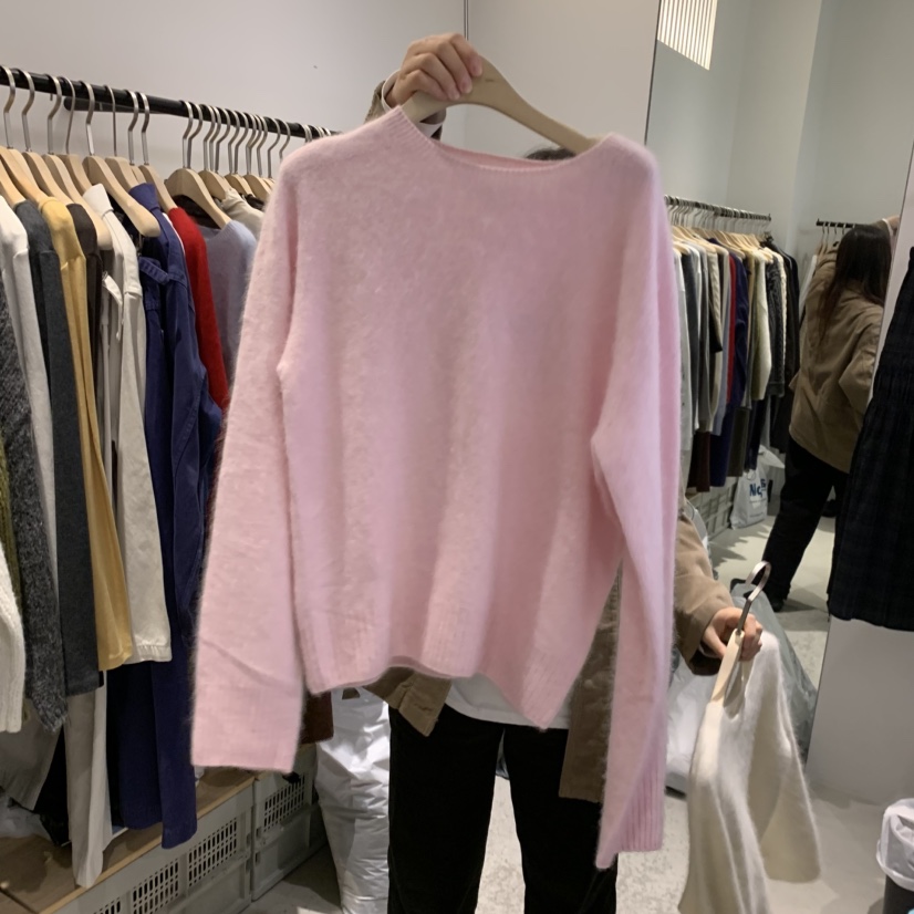 PLATE韓國直郵㊣女士新品時尚休閑真品人氣職業25秋冬針織衫羊絨PLATE針織衫圖色3