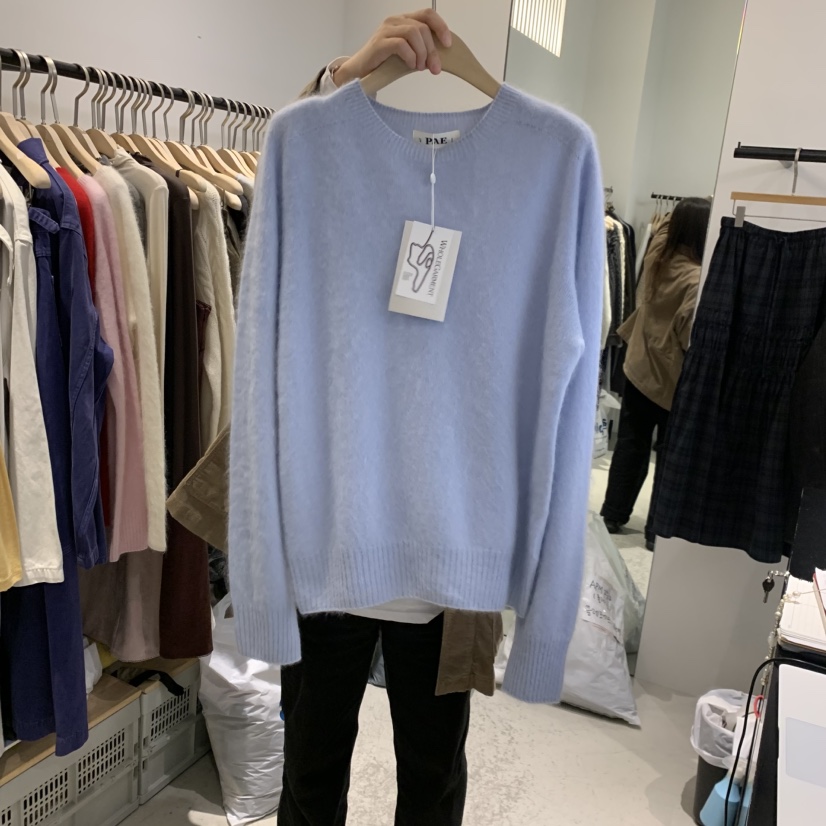 PLATE韓國直郵㊣女士新品時尚休閑真品人氣職業25秋冬針織衫羊絨PLATE針織衫圖色4