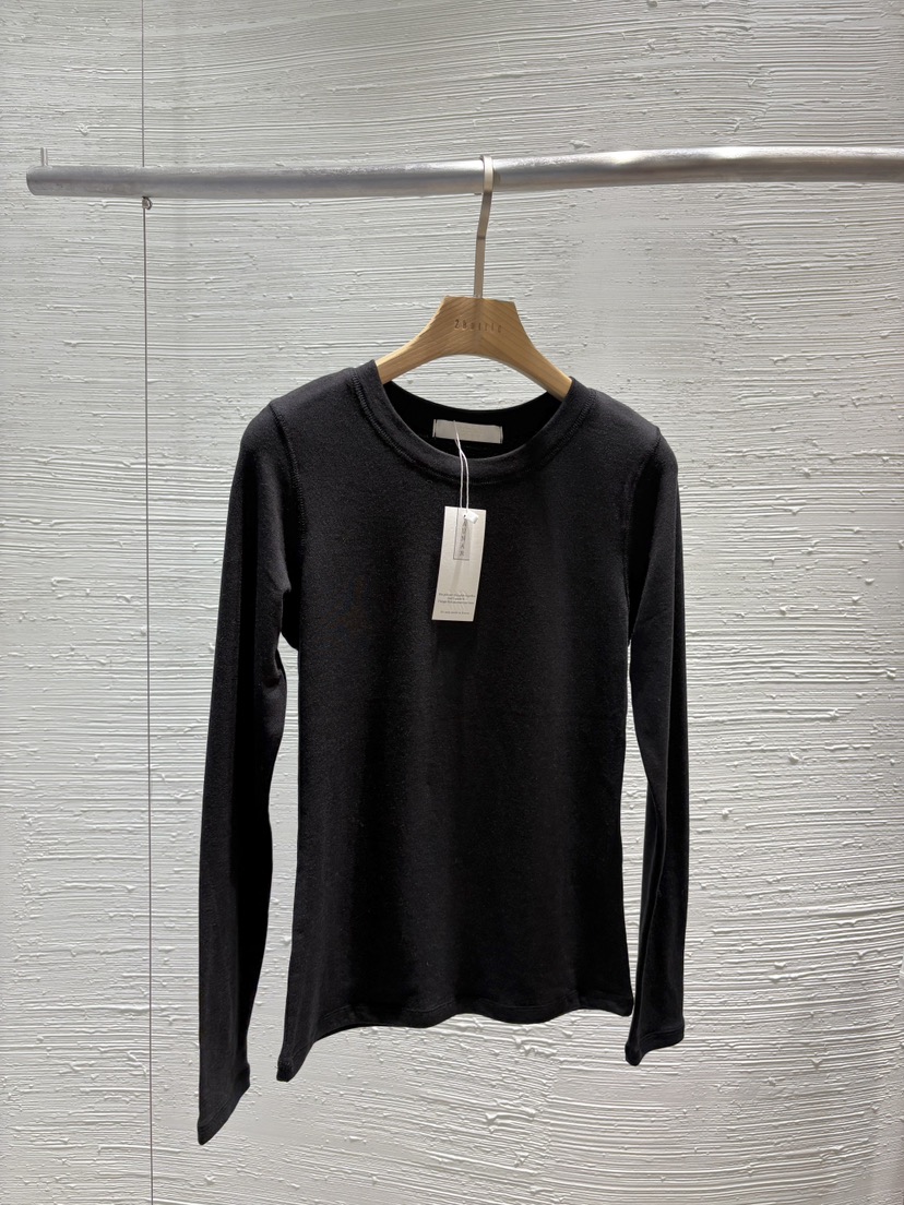 2BOTTLE東大門㊣直郵女裝新品職業休閑時尚真品推薦長袖T恤2BOTTLE長袖T恤圖色2黑色