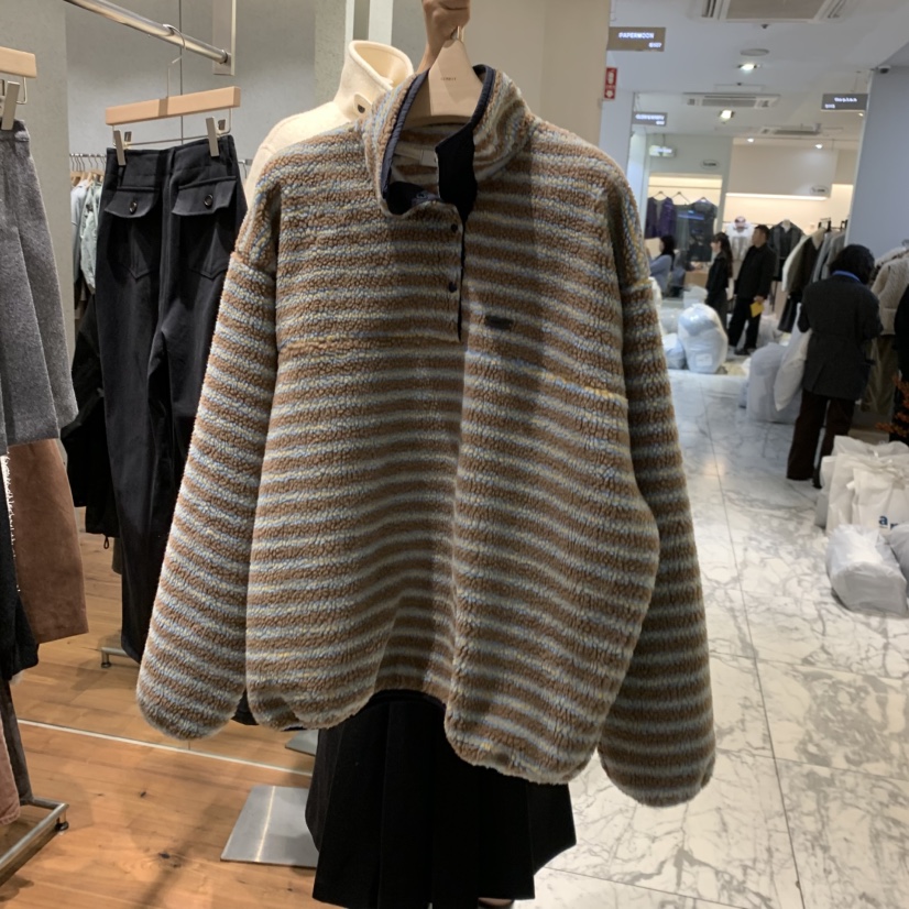 COMELY東大門㊣實拍女士新款時尚休閑職業真品衛衣抓絨高領COMELY衛衣圖色1