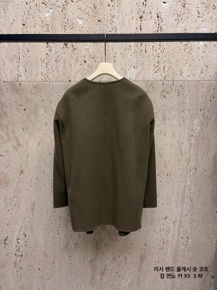 BLOSSOM東大門㊣實拍女裝新品真品短款大衣含圍巾手工羊毛羊絨BLOSSOM短款大衣