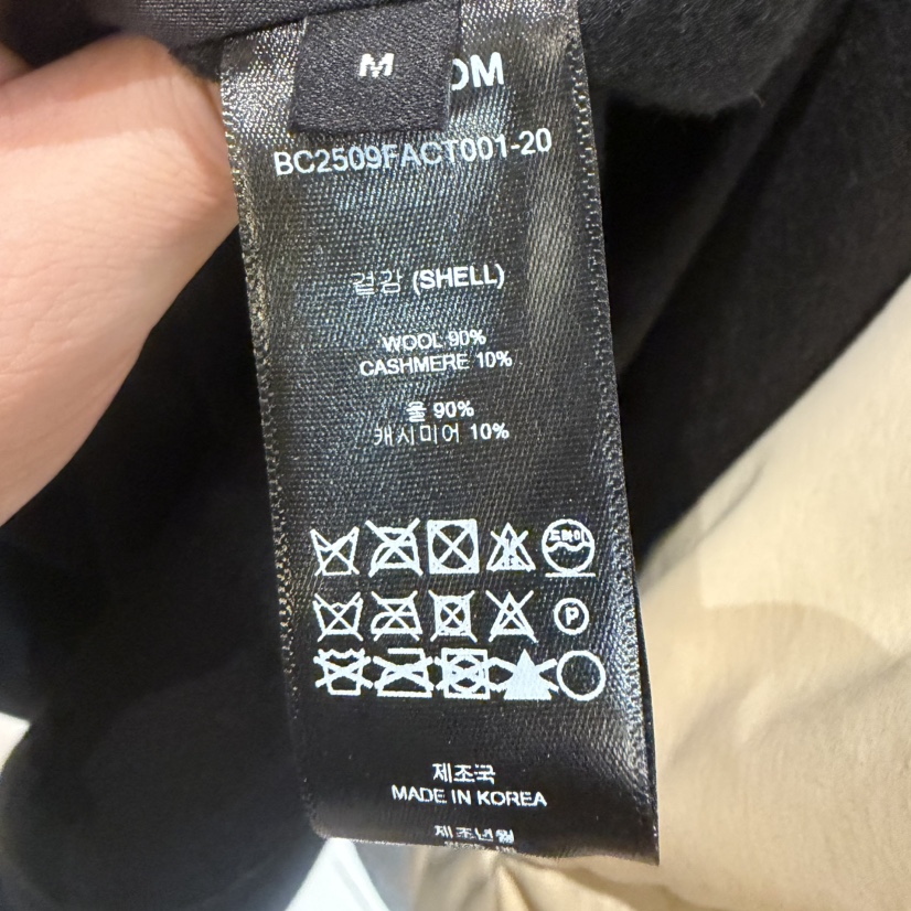 BLOSSOM東大門㊣實拍女裝新品真品短款大衣含圍巾手工羊毛羊絨BLOSSOM短款大衣