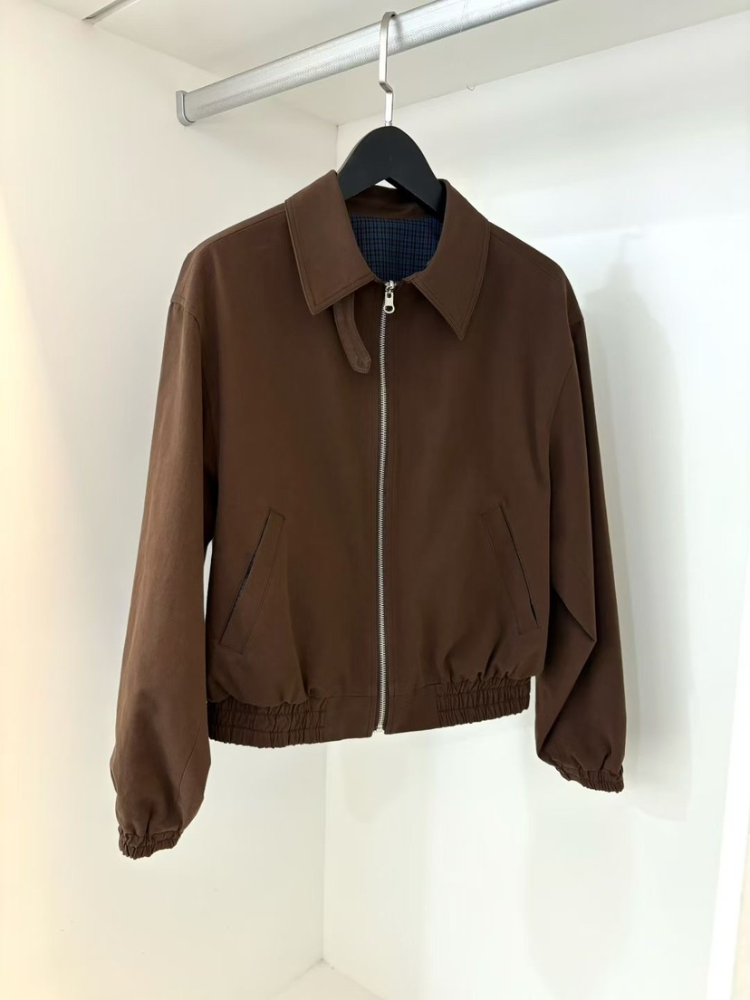 NORMAL韓國代購㊣女裝新品時尚職業熱賣25秋冬夾克里外穿雙面NORMAL夾克