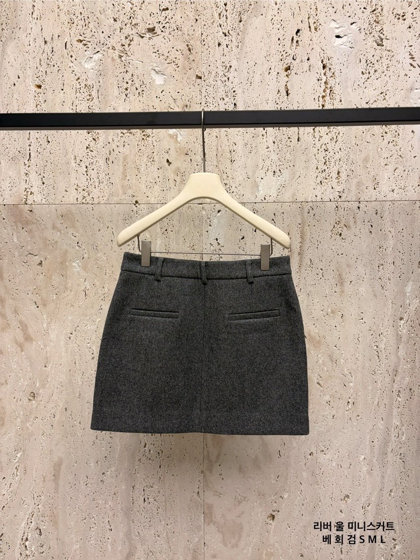 BLOSSOM東大門㊣代購女士新款職業時尚熱賣真品休閑短裙羊毛BLOSSOM短裙
