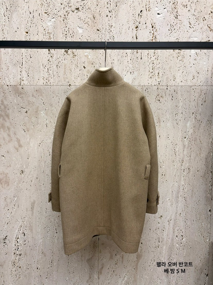 BLOSSOM東大門㊣實拍女裝新品25秋冬真品推薦中長款大衣含腰帶BLOSSOM中長款大衣