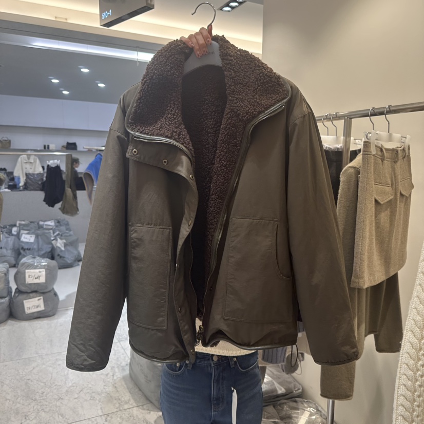 CREAM-P東大門㊣直郵女士新品休閑25秋冬熱賣職業夾克里外穿CREAM-P夾克