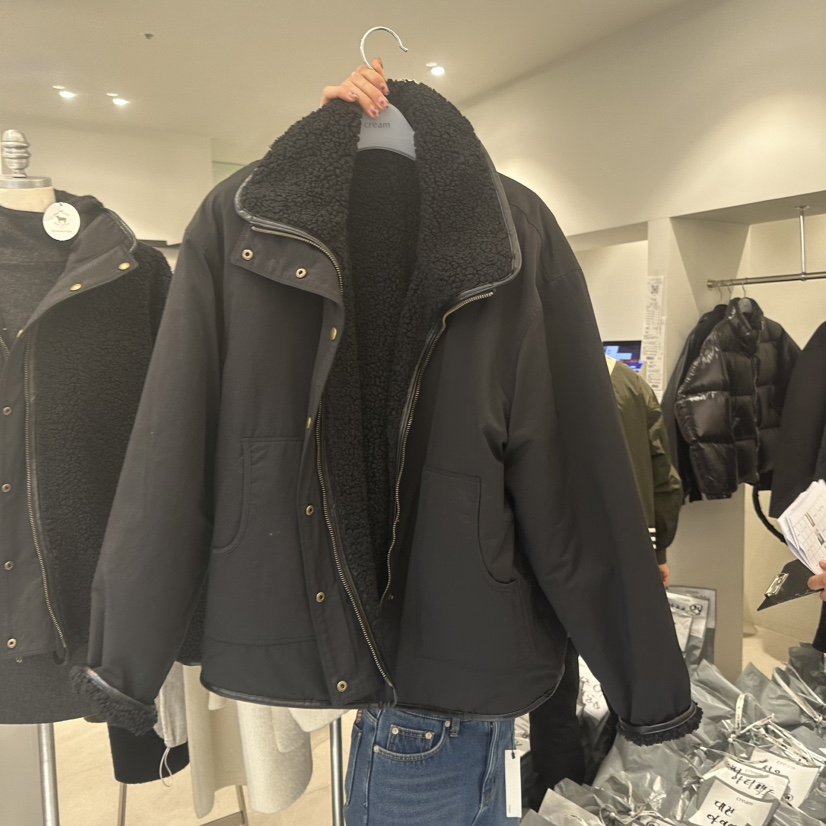 CREAM-P東大門㊣直郵女士新品休閑25秋冬熱賣職業夾克里外穿CREAM-P夾克